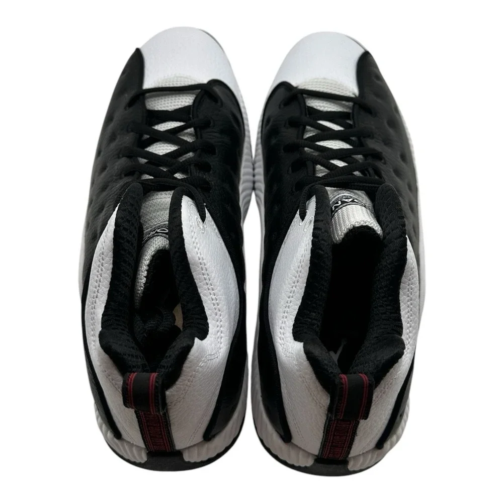 Jordan Jumpman Team II Basketball Shoes Men 10.5 White Black Sneakers 819175-010